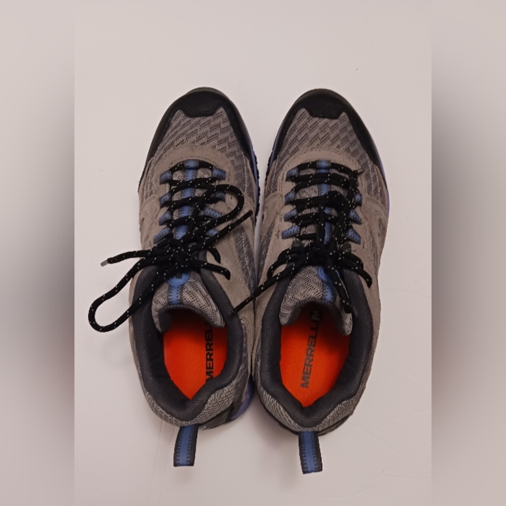 Merrell Women's Size 9 Performance Outdoor Shoes Wild Dove / Periwinkle Lace Up - Picture 3 of 11